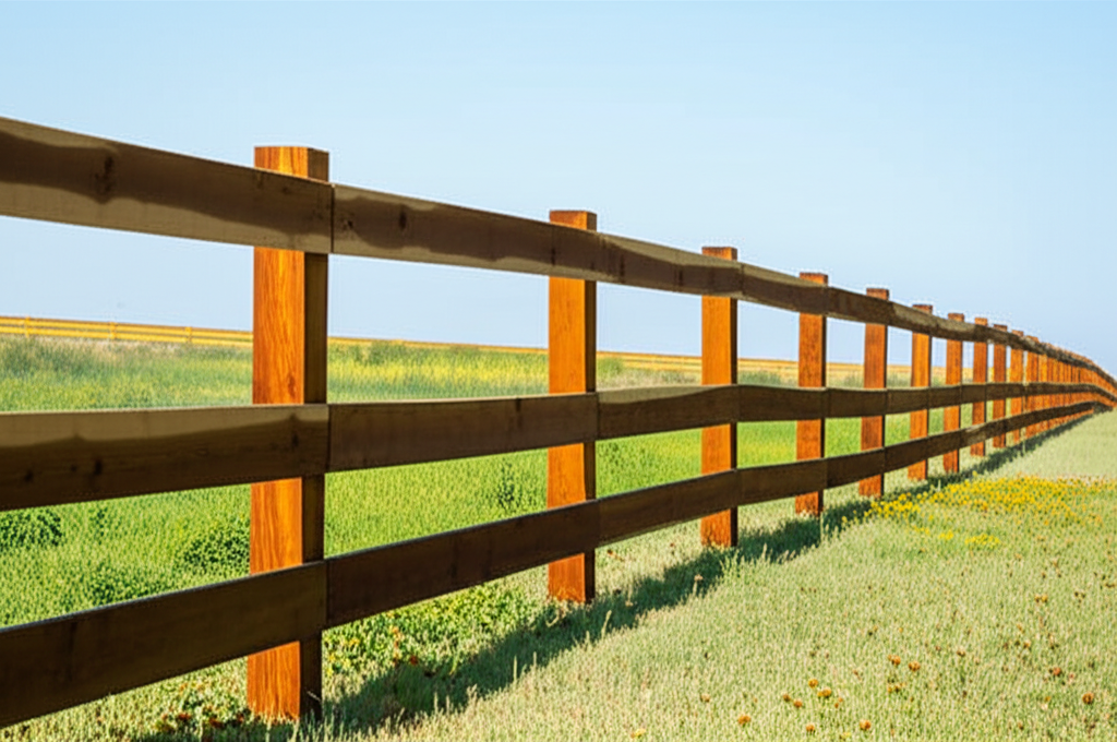 Ranch-Style Split Rail Fence